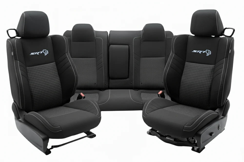 Dodge Challenger SRT Seats 2015-2023, OEM Front and Rear Cloth #7782E