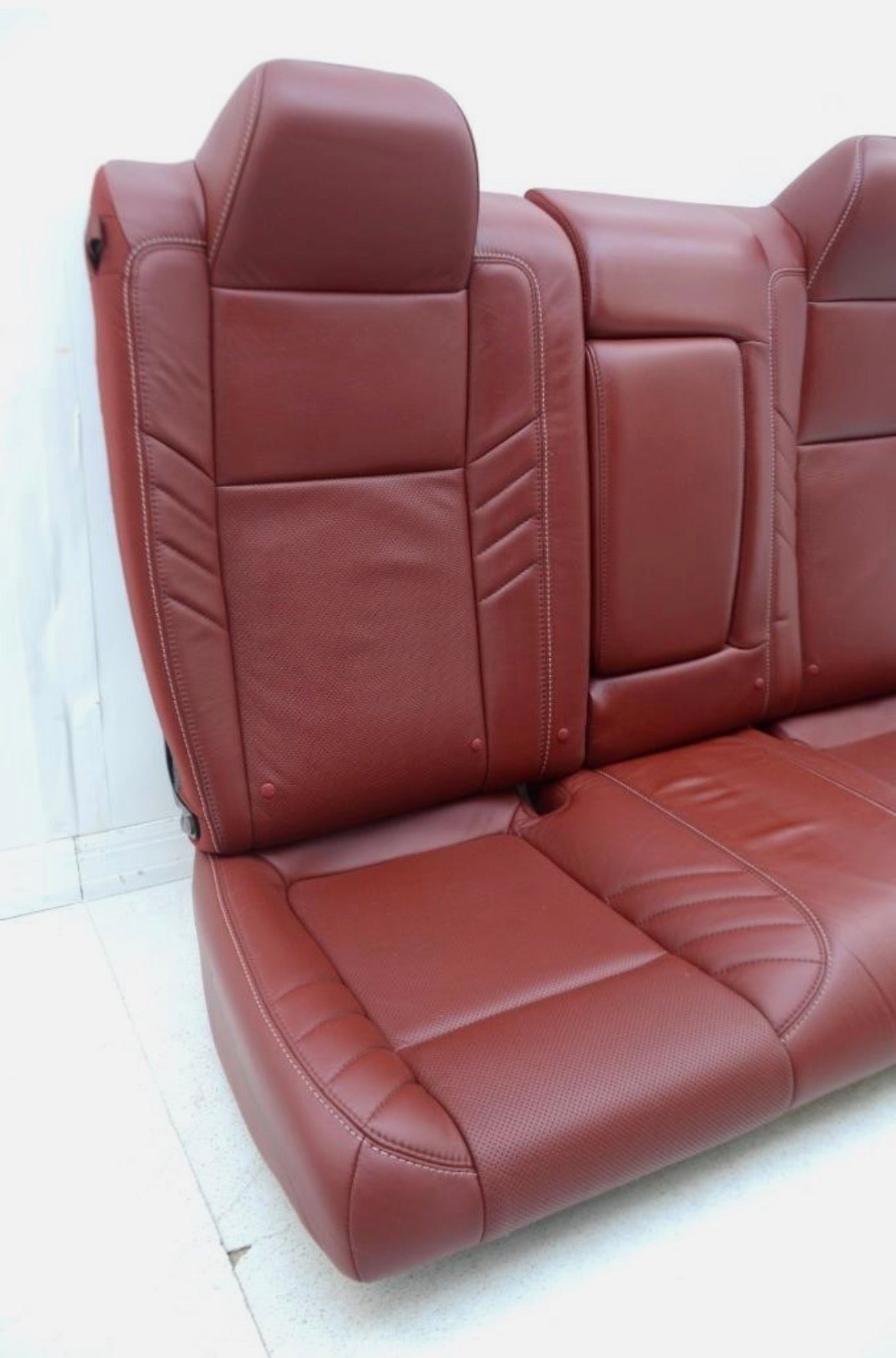 2015 - 2023 DODGE CHALLENGER SRT HELLCAT OEM DEMONIC RED LAGUNA LEATHER SEATS