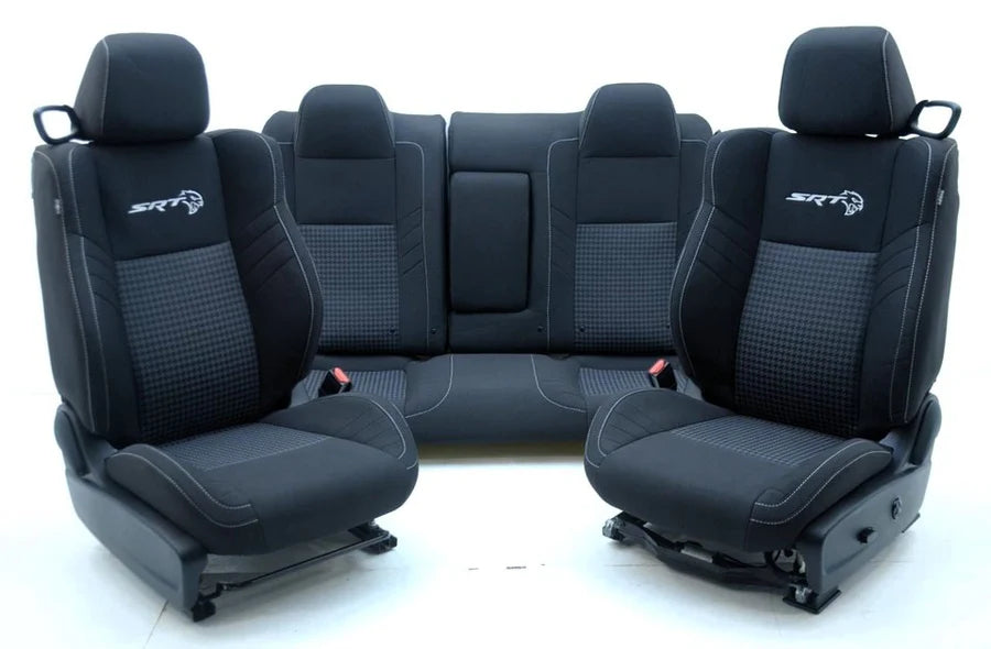 Dodge Challenger SRT Seats 2015-2023, OEM Front and Rear Cloth #7782E