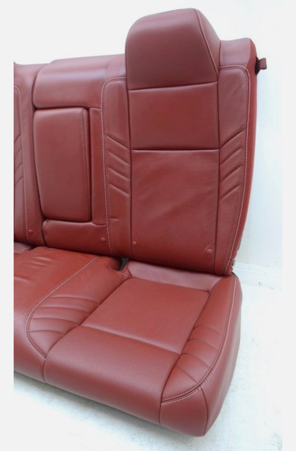 2015 - 2023 DODGE CHALLENGER SRT HELLCAT OEM DEMONIC RED LAGUNA LEATHER SEATS