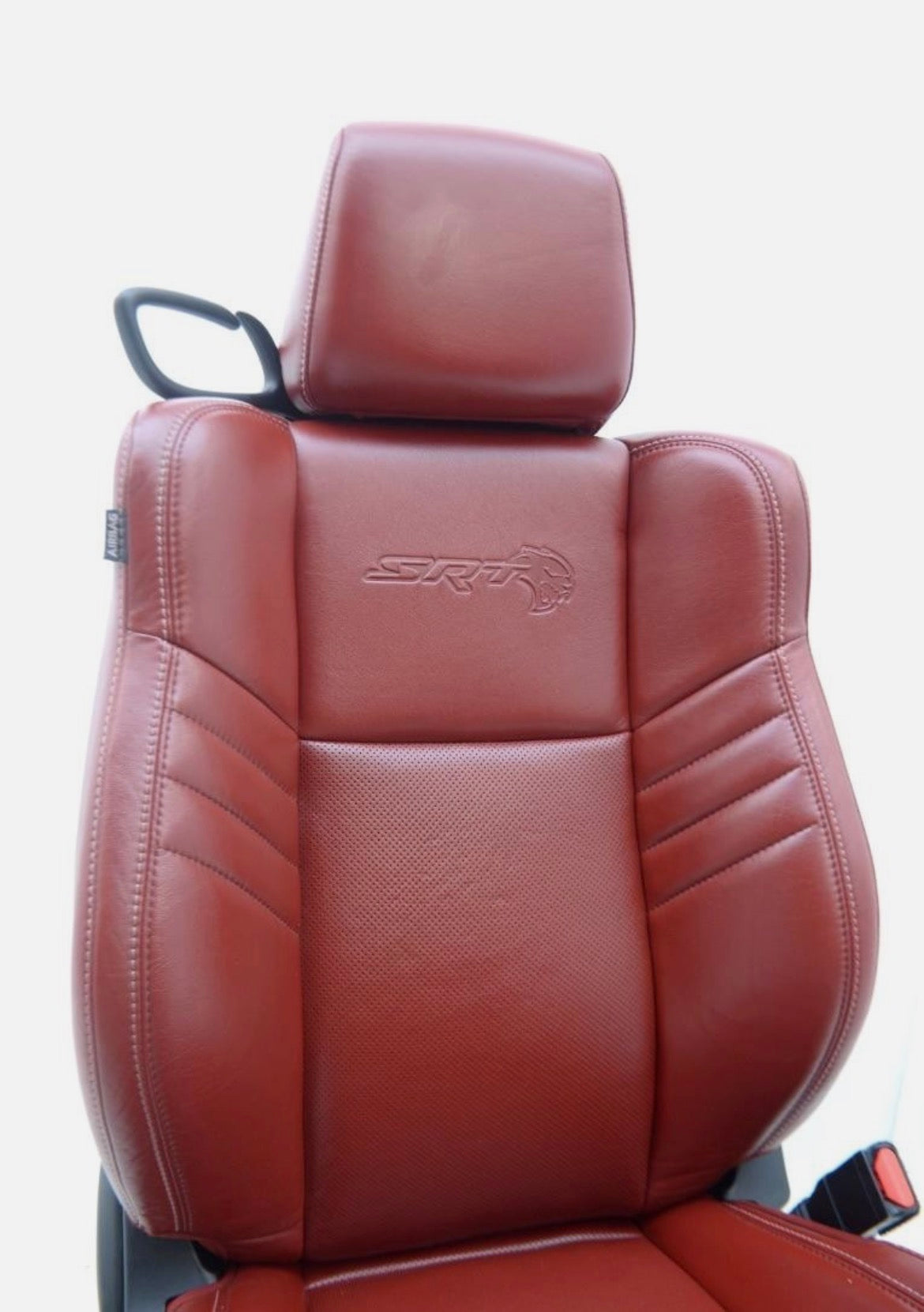 2015 - 2023 DODGE CHALLENGER SRT HELLCAT OEM DEMONIC RED LAGUNA LEATHER SEATS