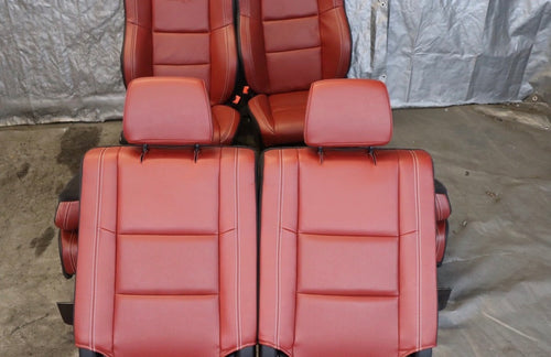 21 22 23 24 DODGE DURANGO SRT 392 HELLCAT OEM RED LEATEHR FRONT N REAR SEATS