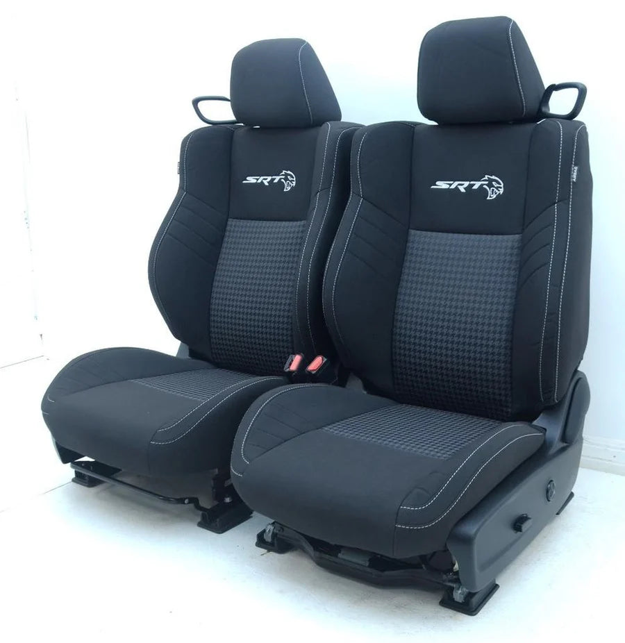 Dodge Challenger SRT Seats 2015-2023, OEM Front and Rear Cloth #7782E