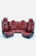 2015 - 2023 DODGE CHALLENGER SRT HELLCAT OEM DEMONIC RED LAGUNA LEATHER SEATS