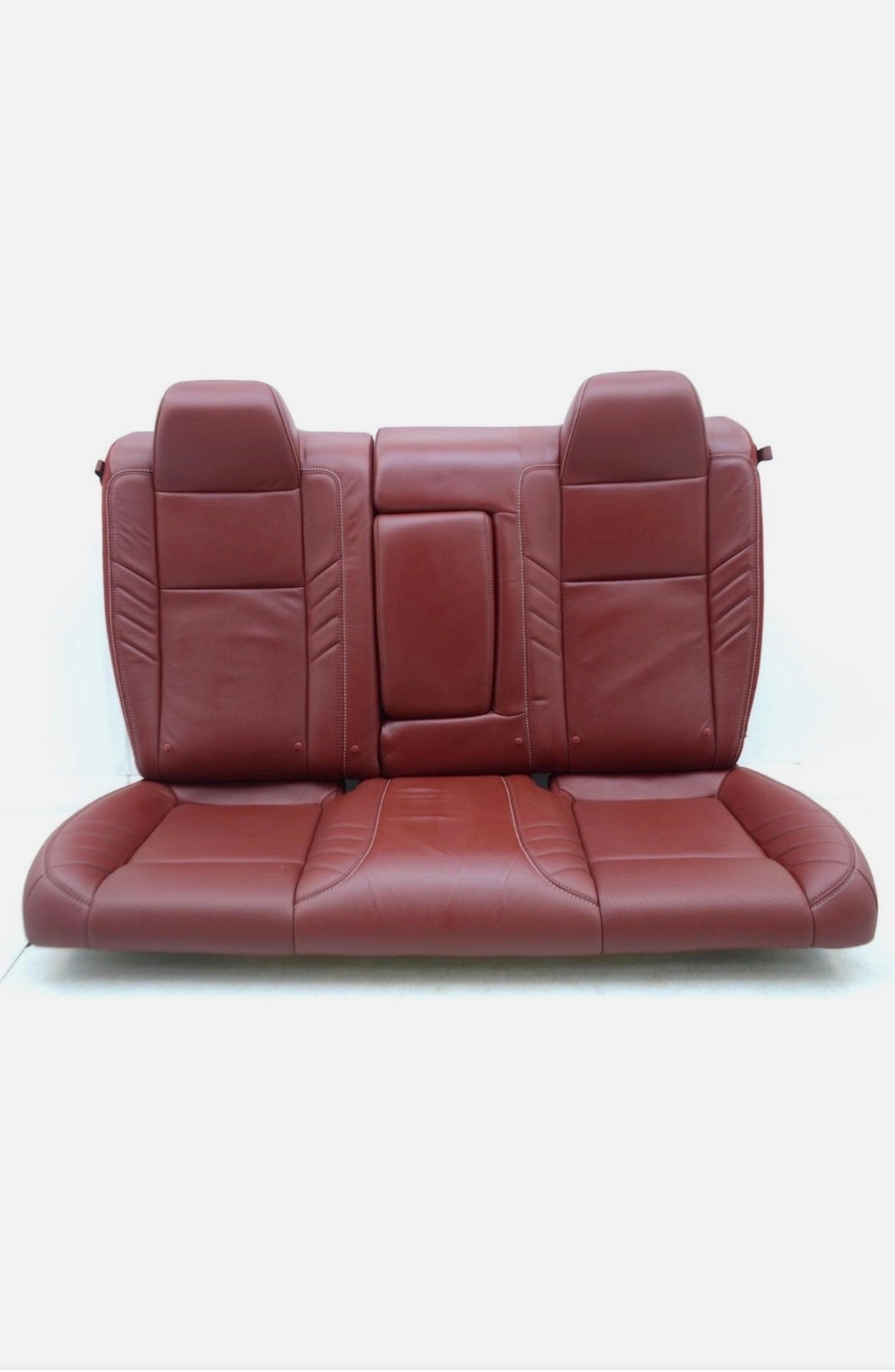 2015 - 2023 DODGE CHALLENGER SRT HELLCAT OEM DEMONIC RED LAGUNA LEATHER SEATS