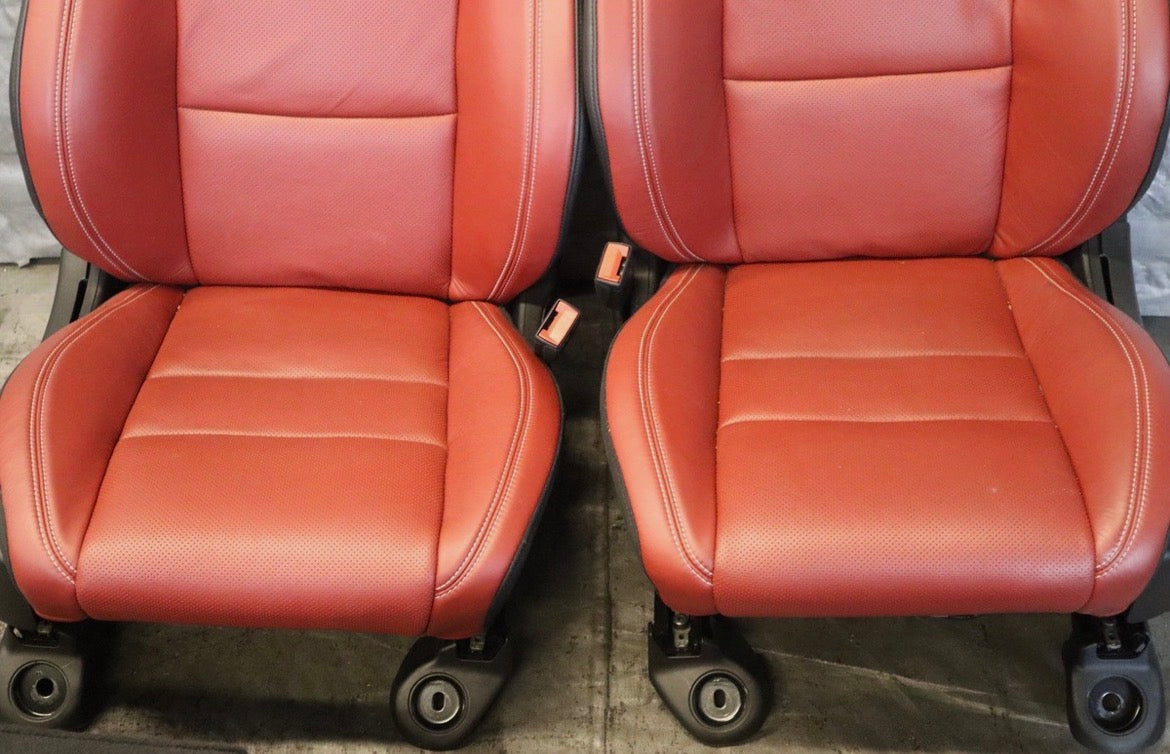 21 22 23 24 DODGE DURANGO SRT 392 HELLCAT OEM RED LEATEHR FRONT N REAR SEATS