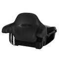 Vivid Black King Tour Pack w/ Full Backrest & Black Hardware for Harley® Touring '97-'26